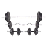 NNEVL Barbell and Dumbbell Set 90 kg