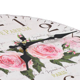 NNEVL Vintage Wall Clock Flower 30 cm