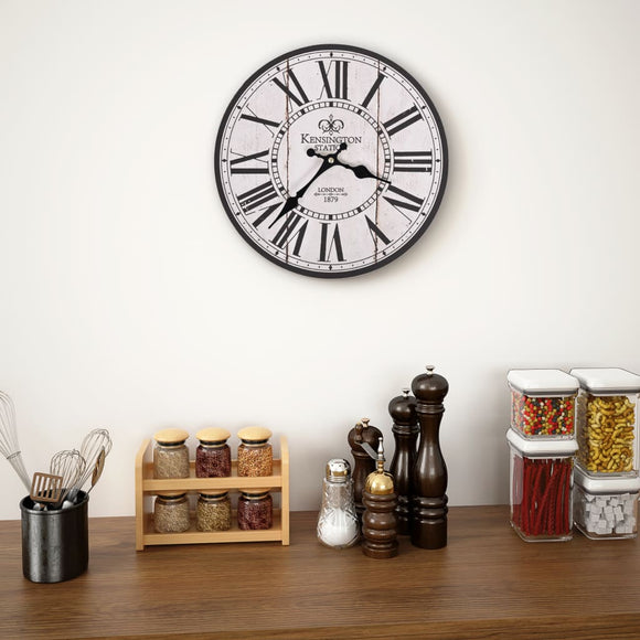 NNEVL Vintage Wall Clock London 30 cm