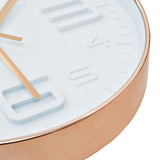 NNEVL Wall Clock Copper Look 30 cm