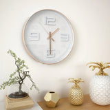 NNEVL Wall Clock Copper Look 30 cm