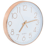 NNEVL Wall Clock 30 cm Rose Gold