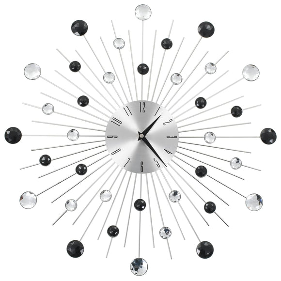 NNEVL Wall Clock with Quartz Movement Modern Design 50 cm
