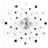 NNEVL Wall Clock with Quartz Movement Modern Design 50 cm