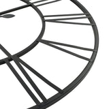 NNEVL Vintage Wall Clock with Quartz Movement Metal 80 cm XXL