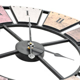 NNEVL Vintage Wall Clock with Quartz Movement 60 cm XXL