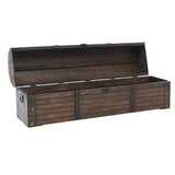 NNEVL Storage Chest Solid Wood Vintage Style 120x30x40 cm