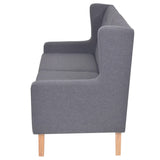 NNEVL Sofa Set 2 Pieces Fabric Grey