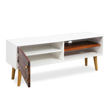NNEVL TV Cabinet Solid Acacia Wood 120x35x45 cm