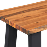 NNEVL Bench Solid Acacia Wood 145 cm