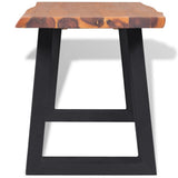 NNEVL Bench Solid Acacia Wood 160 cm
