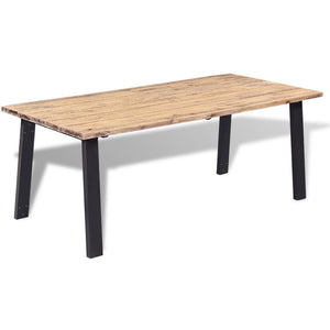 NNEVL Dining Table Solid Acacia Wood 170x90x75 cm