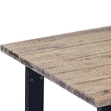 NNEVL Dining Table Solid Acacia Wood 170x90x75 cm