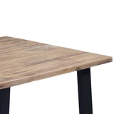 NNEVL Dining Table Solid Acacia Wood 170x90x75 cm