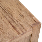 NNEVL 3-Tier Bookcase 80x30x110 cm Solid Acacia Wood