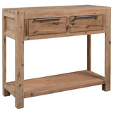 NNEVL Console Table 82x33x73 cm Solid Acacia Wood