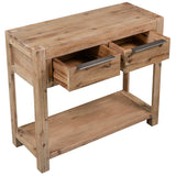 NNEVL Console Table 82x33x73 cm Solid Acacia Wood