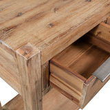 NNEVL Console Table 82x33x73 cm Solid Acacia Wood