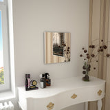 NNEVL Wall Mirror 40x40 cm Square Glass