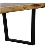 NNEVL Coffee Table Solid Suar Wood 102x56x41 cm