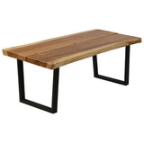 NNEVL Coffee Table Solid Suar Wood 102x56x41 cm