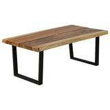 NNEVL Coffee Table Solid Suar Wood 102x56x41 cm