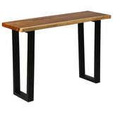 NNEVL Console Table Solid Suar Wood 110x35x75 cm