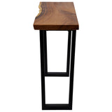 NNEVL Console Table Solid Suar Wood 110x35x75 cm