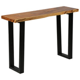 NNEVL Console Table Solid Suar Wood 110x35x75 cm