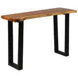NNEVL Console Table Solid Suar Wood 110x35x75 cm