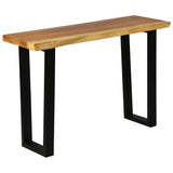 NNEVL Console Table Solid Suar Wood 110x35x75 cm