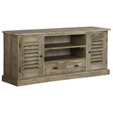 NNEVL TV Cabinet Solid Mindi Wood 145x35x60 cm