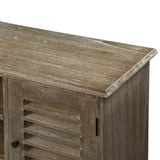 NNEVL TV Cabinet Solid Mindi Wood 145x35x60 cm