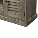 NNEVL TV Cabinet Solid Mindi Wood 145x35x60 cm