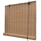 NNEVL Roller Blind Bamboo 150x160 cm Brown