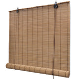 NNEVL Roller Blind Bamboo 80x220 cm Brown
