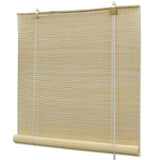 NNEVL Roller Blind Bamboo 100x220 cm Natural