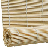 NNEVL Roller Blind Bamboo 140x220 cm Natural