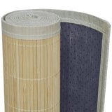 NNEVL Rug Bamboo 100x160 cm Natural