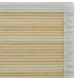 NNEVL Rug Bamboo 100x160 cm Natural