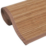 NNEVL Rug Bamboo 160x230 cm Brown