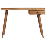 NNEVL Writing Table Solid Acacia Wood 110x50x76 cm