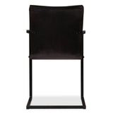 NNEVL Dining Chairs 2 pcs Anthracite Real Leather