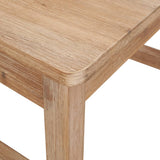 NNEVL Dining Chairs 4 pcs Solid Acacia Wood