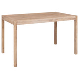 NNEVL 5 Piece Dining Set Solid Acacia Wood