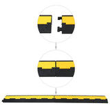 NNEVL Cable Protector Ramp 2 Channels Rubber 101.5 cm