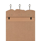 NNEVL Wall-mounted Coat Rack with 6 Hooks 120x40 cm
