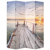 NNEVL Folding Room Divider 160x170 cm Lake