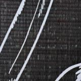 NNEVL Folding Room Divider 120x170 cm Feathers Black and White