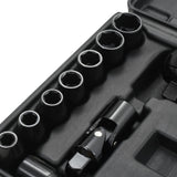NNEVL 16 Piece Air Ratchet Wrench Kit 1/2"